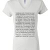 Women's Short Sleeve V-Neck T-Shirt Thumbnail