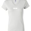 Women's Short Sleeve V-Neck T-Shirt Thumbnail