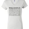 Women's Short Sleeve V-Neck T-Shirt Thumbnail